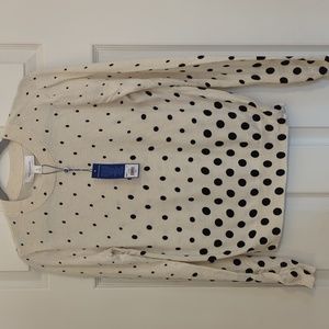 NWT Popsugar Polka Dot Sweater Size Large